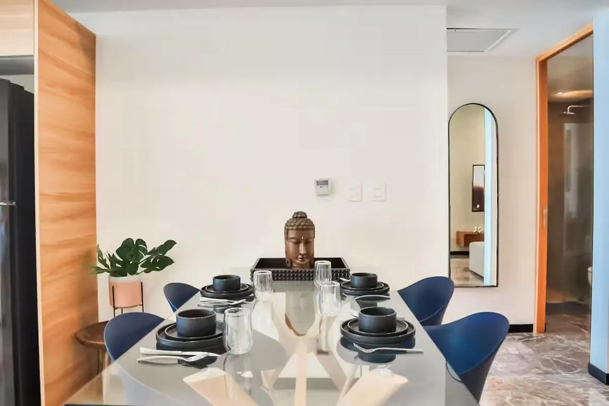 2 Bedrooms Ocean View, Private Plunge Pool, Gym Playa del Carmen 0*,