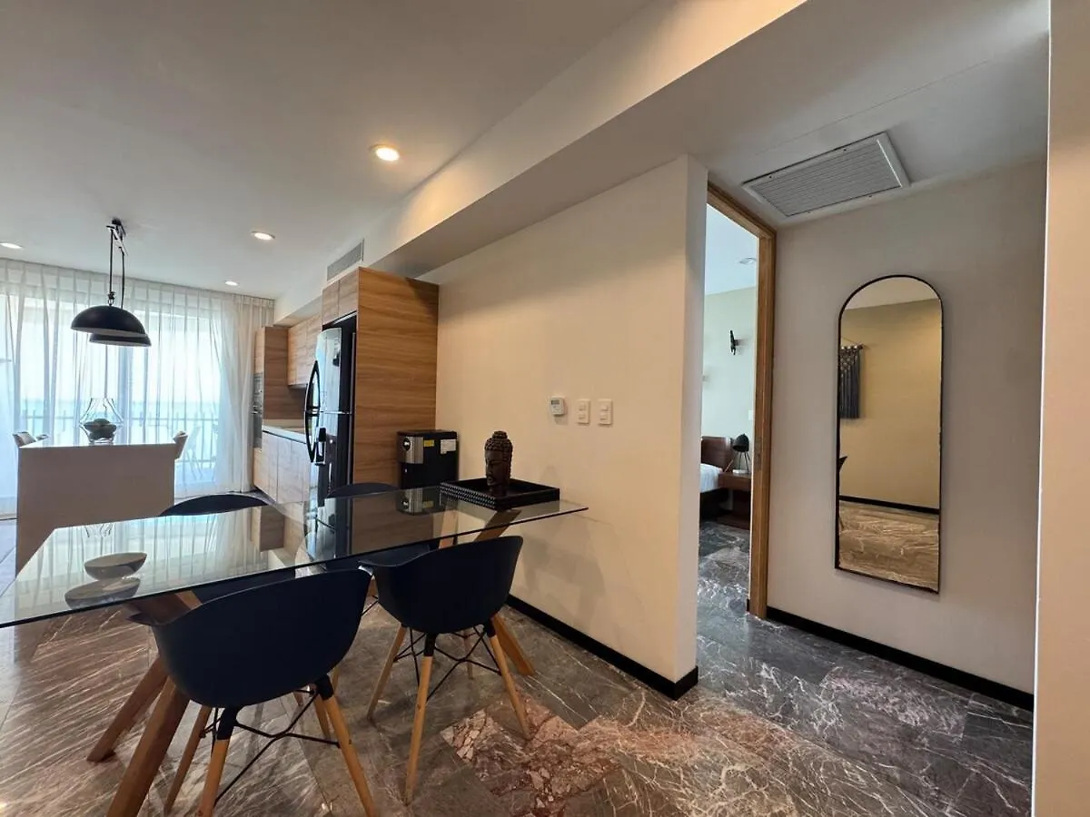 Apartment 2 Bedrooms Ocean View, Private Plunge Pool, Gym Playa del Carmen Mexico